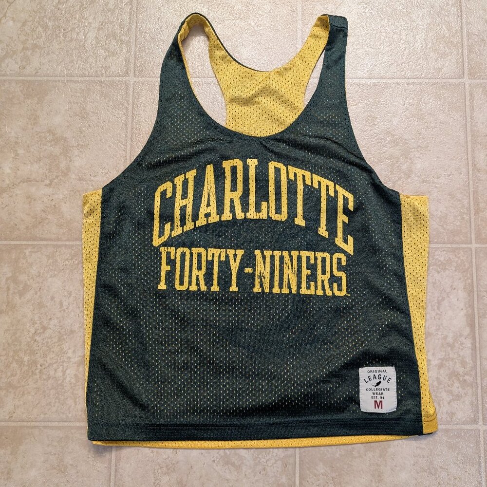 UNC Charlotte Forty-niners Reversible Jersey Green/Yellow